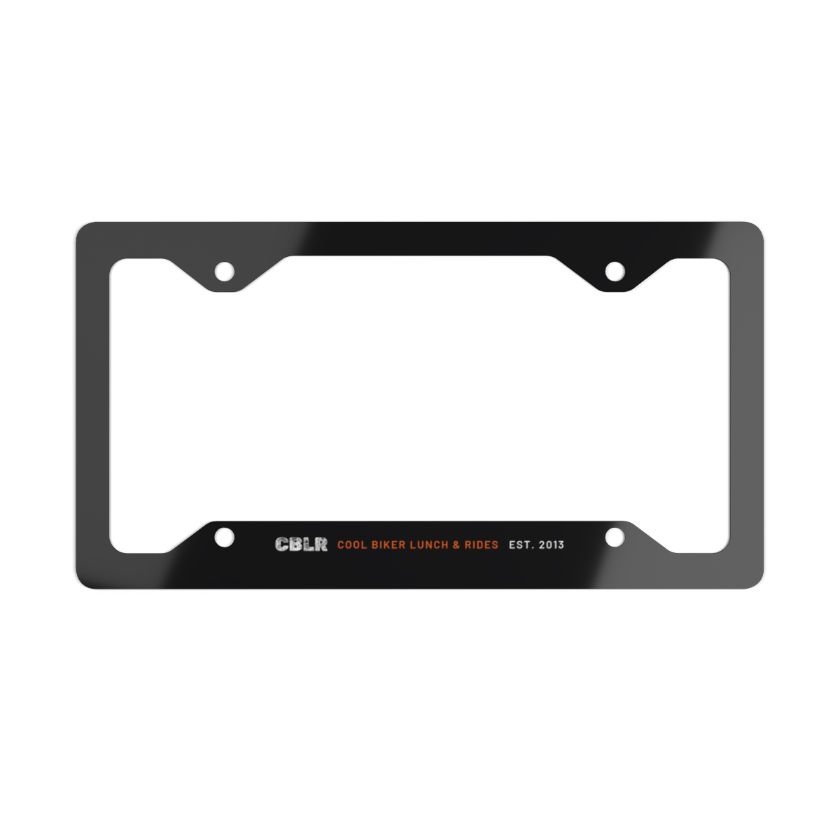 CBLR metal license plate frame