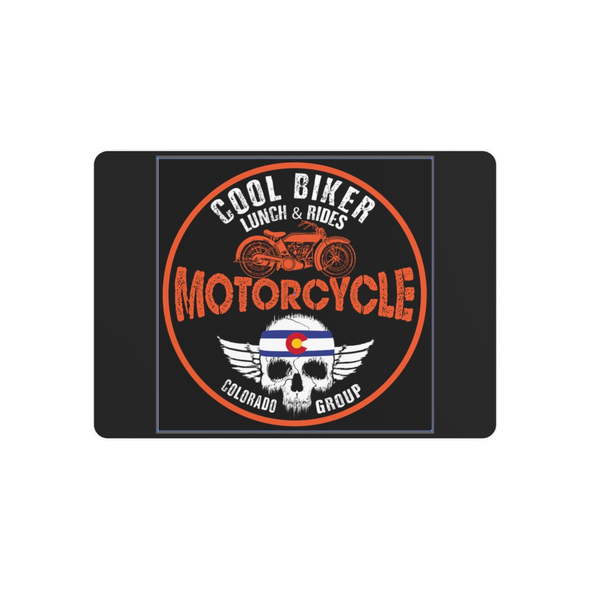 CBLR metal sign with the club logo